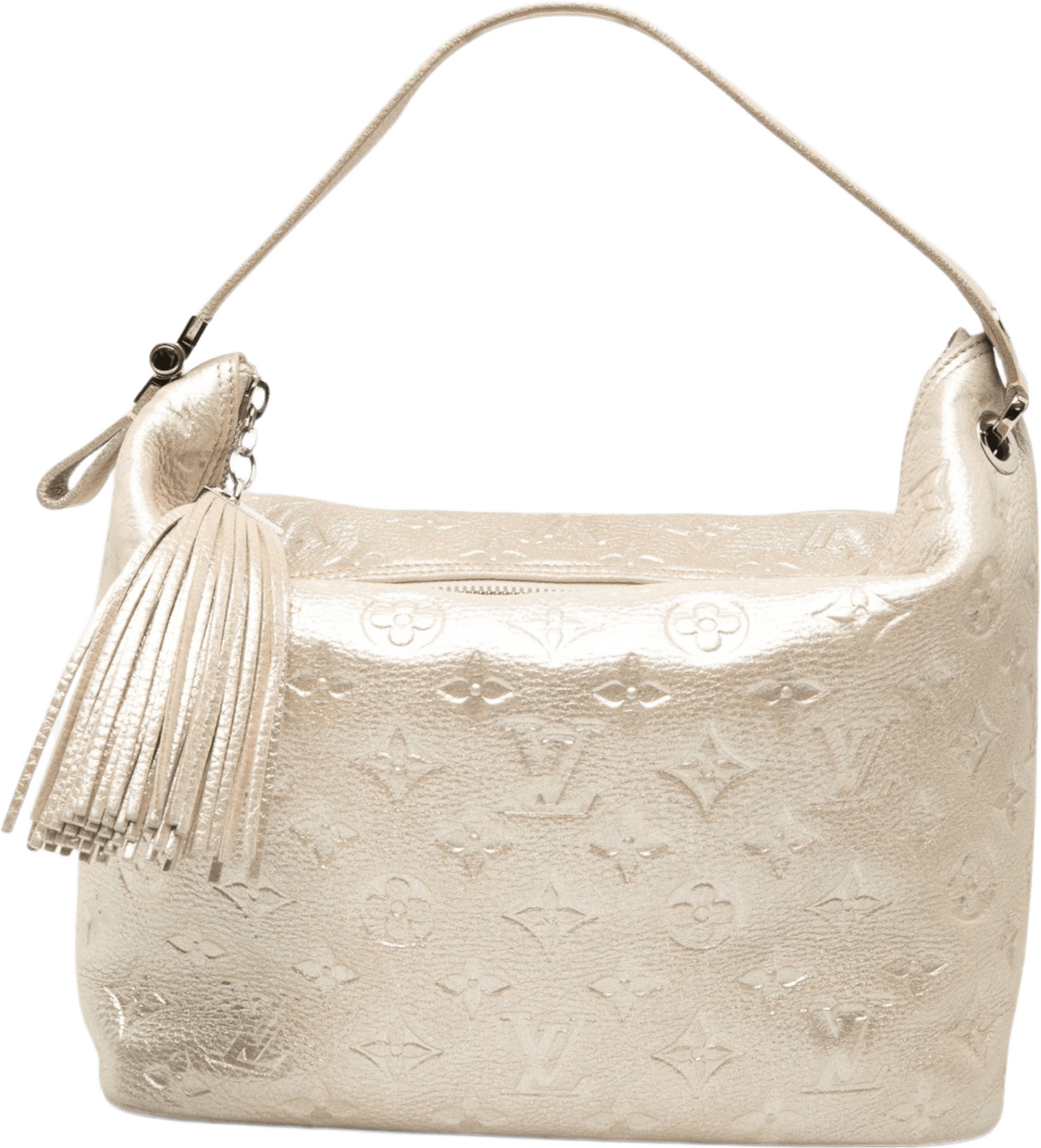 Louis Vuitton Monogram Shimmer Halo, från Luxclusif, i färgen guld.