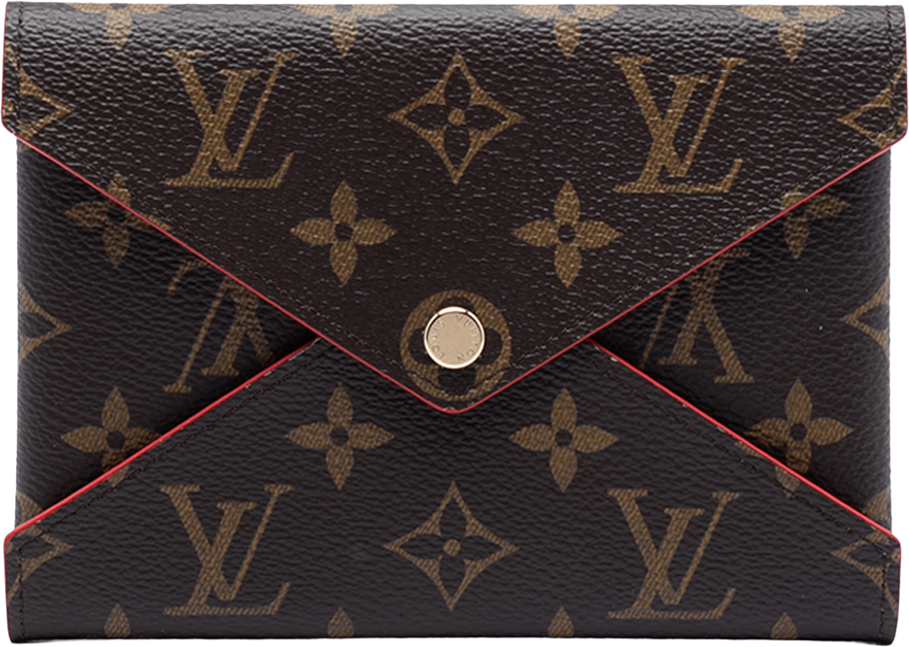 Louis Vuitton Monogram Pochette Kirigami Mm, från Luxclusif, i färgen brown.