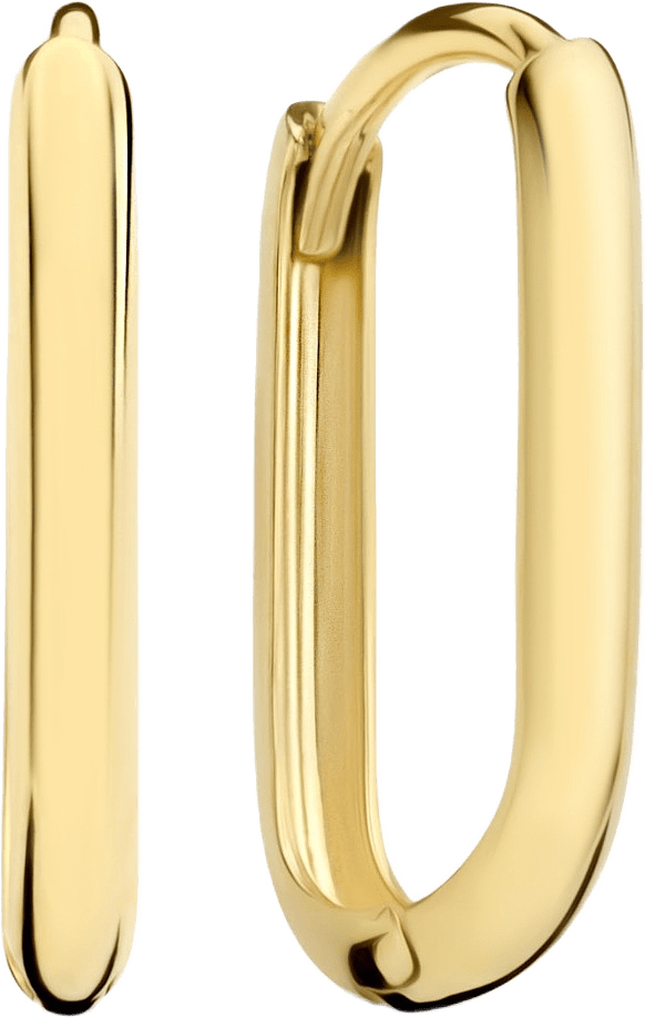 Rivoli 14 Karat Guld Creoler, från Isabel Bernard, i färgen guld.