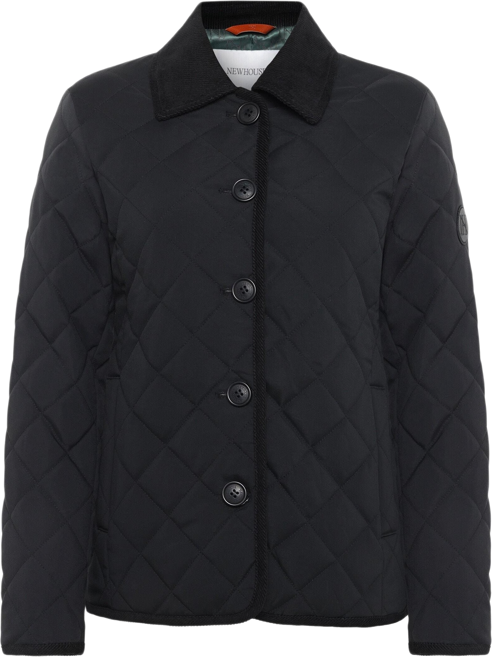 Naomi Quilted Jacket, från Newhouse, i färgen svart.