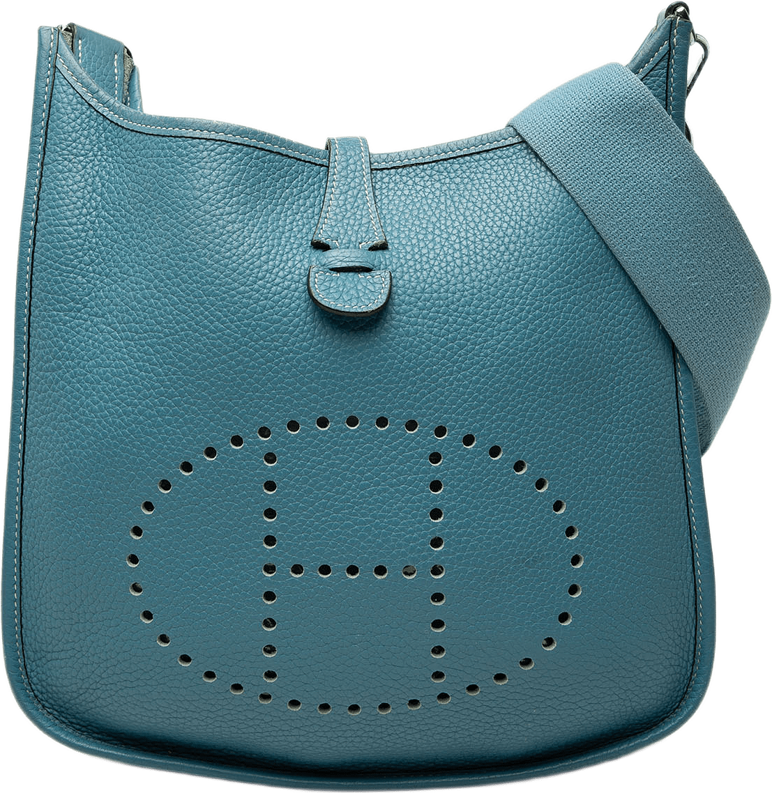 Louis Vuitton Epi Bowling Montaigne Gm, från Luxclusif, i färgen blå.