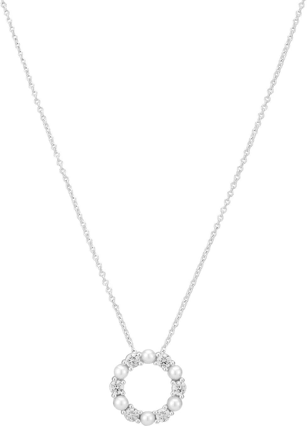 Halsband Biella Perla, från Sif Jakobs Jewellery, i färgen silver.