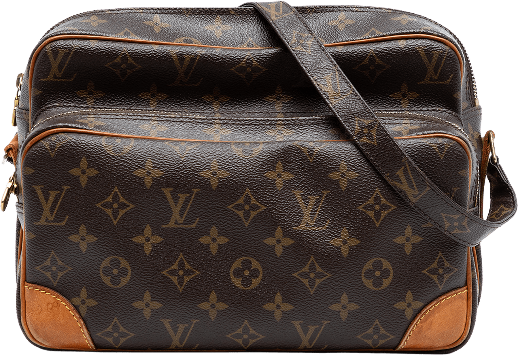Louis Vuitton Monogram Nil Crossbody, från Luxclusif, i färgen brown.