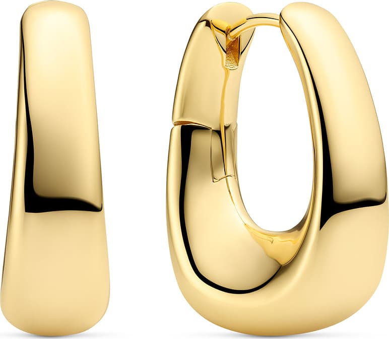 Örhängen Borsa Pianura, från Sif Jakobs Jewellery, i färgen gold.