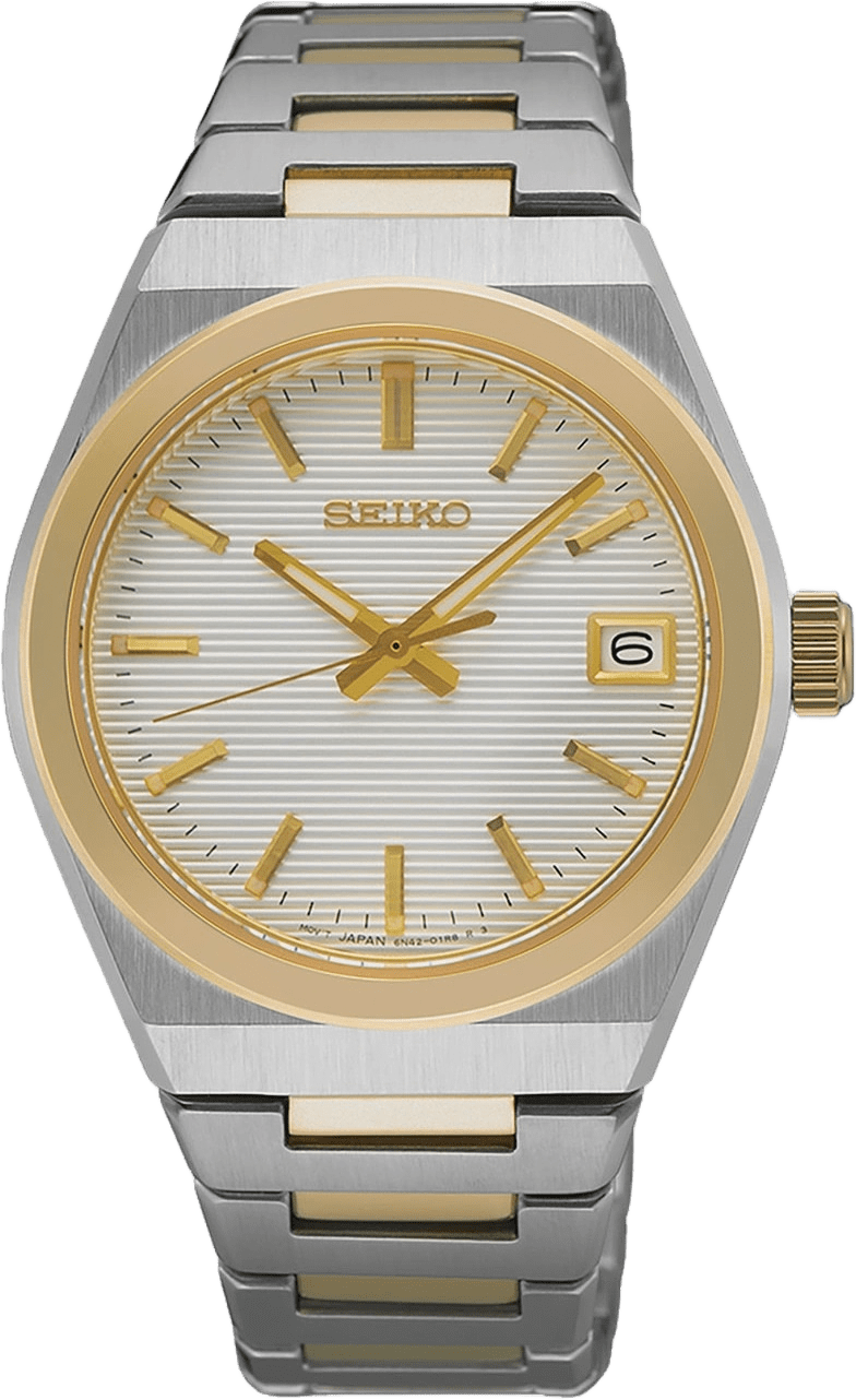 Seiko Classic Vit/bicolor, Metallband - Sur578p1, från Seiko, i färgen 1.