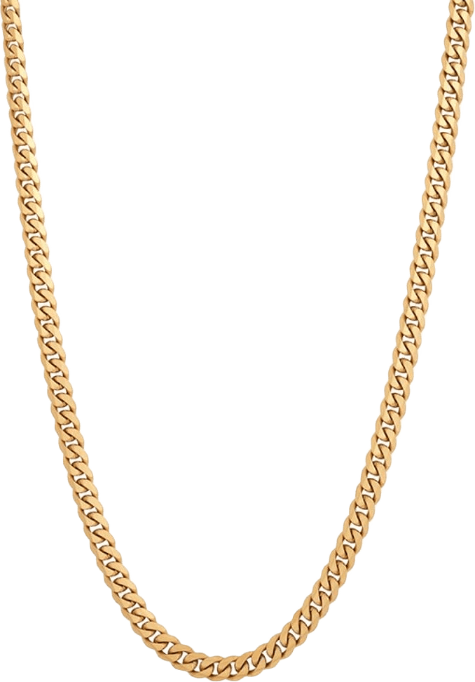 Henric Steel Necklace Gold