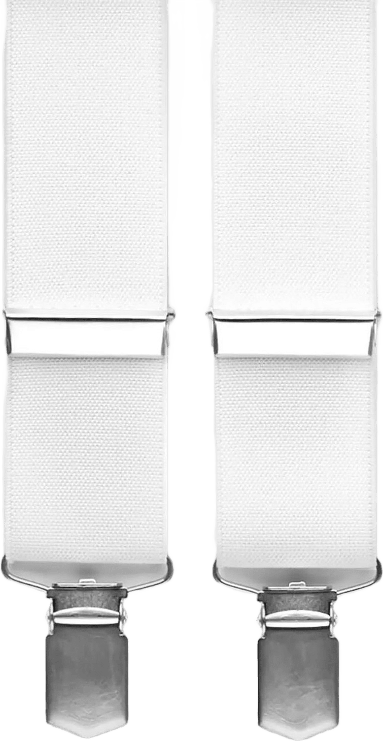 Suspenders Plain, från John Henric, i färgen white.