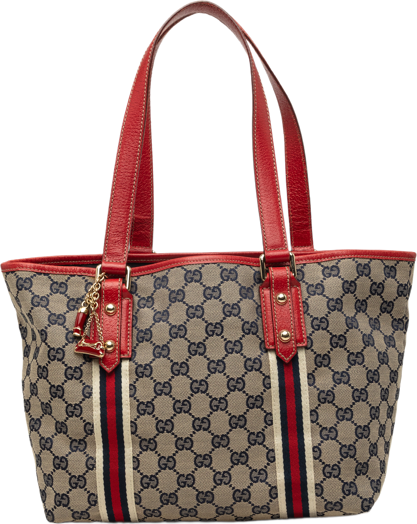 Gucci Gg Canvas Jolicoeur Tote, från Luxclusif, i färgen brun.