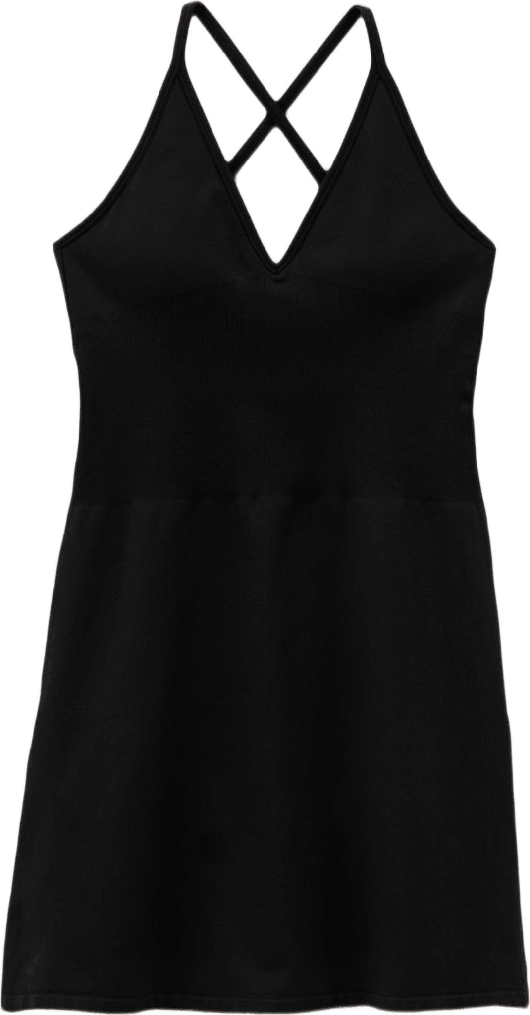 Shape Seamless Deep Cut Dress, från aim'n, i färgen black.