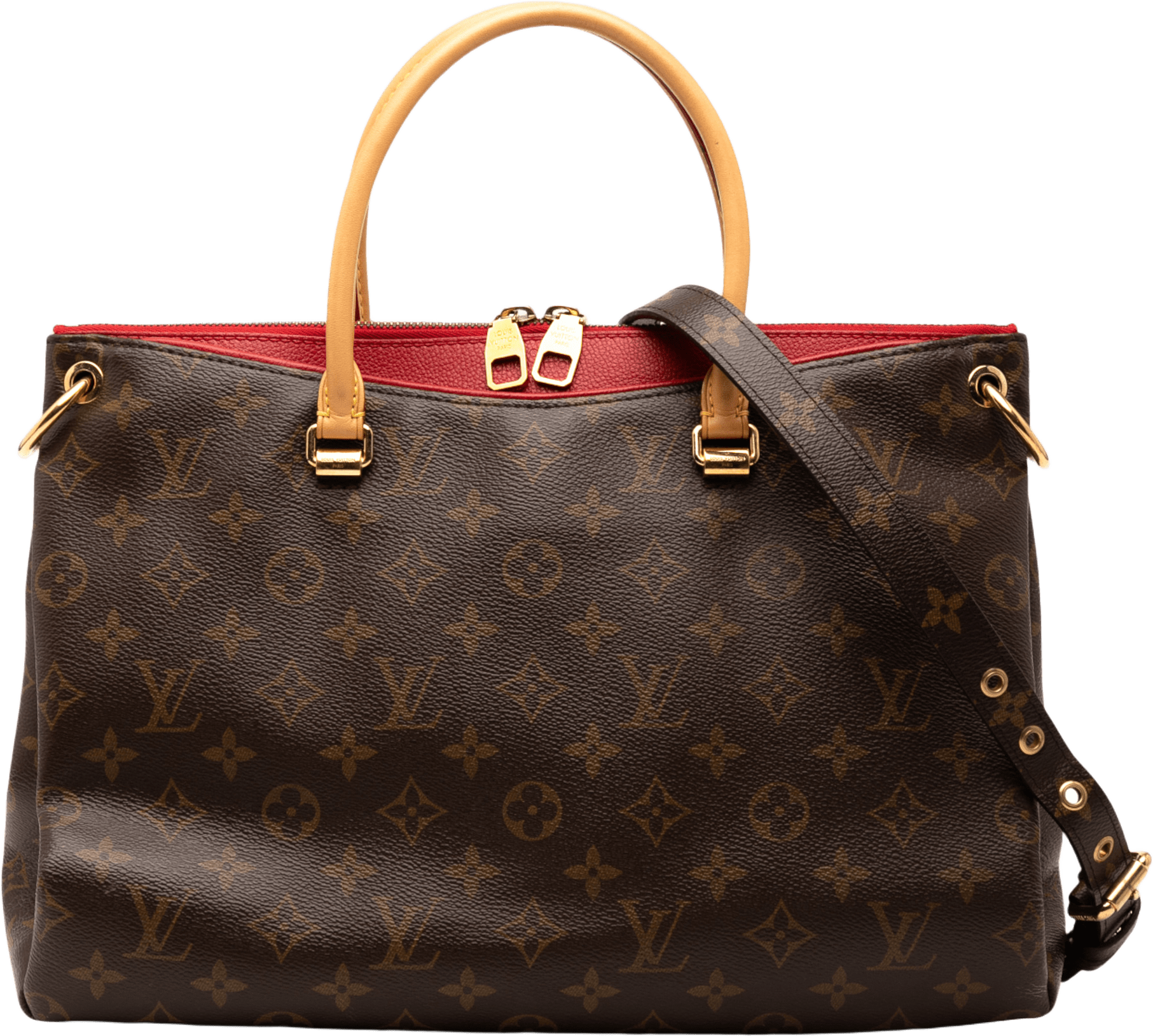 Louis Vuitton Monogram Pallas Mm, från Luxclusif, i färgen brown.