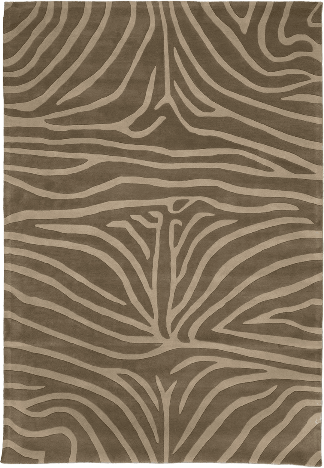 Zebra 200x300 cm, från Classic Collection, i färgen mocca.