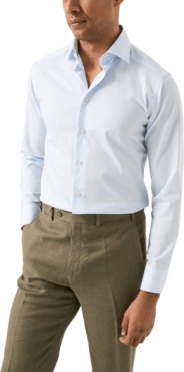 Bomull Tencel™ Lyocell-skjorta Slim Fit