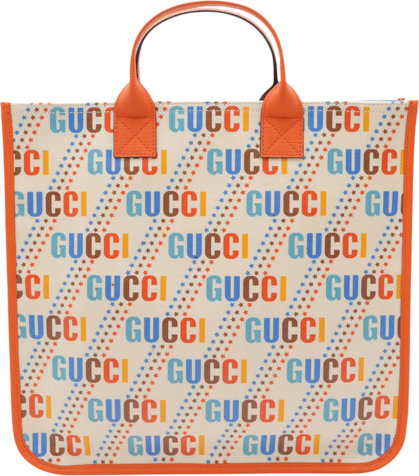 Gucci Childrens Canvas Logo Tote, från Luxclusif, i färgen brun.