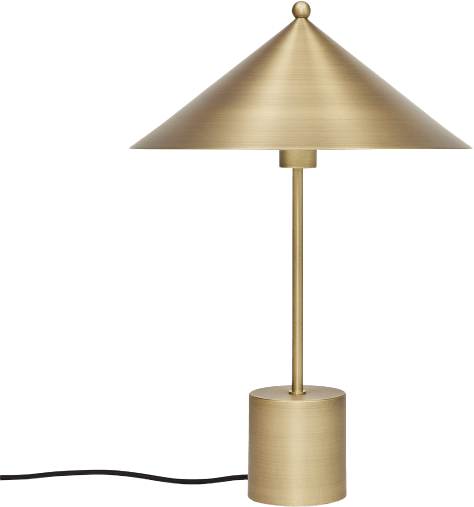 Kasa Table Lamp (eu), från OYOY Living, i färgen brushed brass.