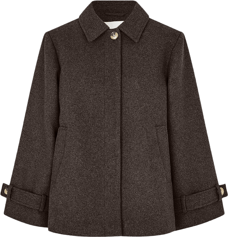 Ofiamd Jacket, från Modström, i färgen dark coffee.