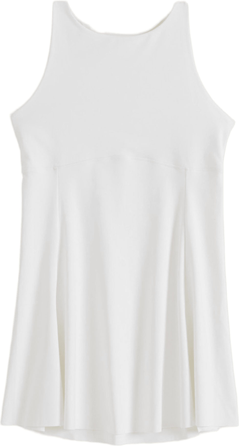 Sense High Neck Dress, från aim'n, i färgen white.