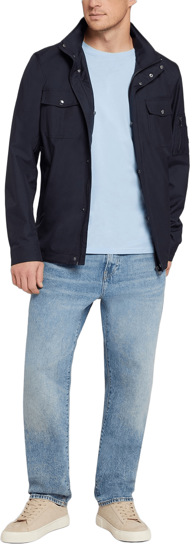 Lex Tech Jacket, från ROCKANDBLUE, i färgen navy.