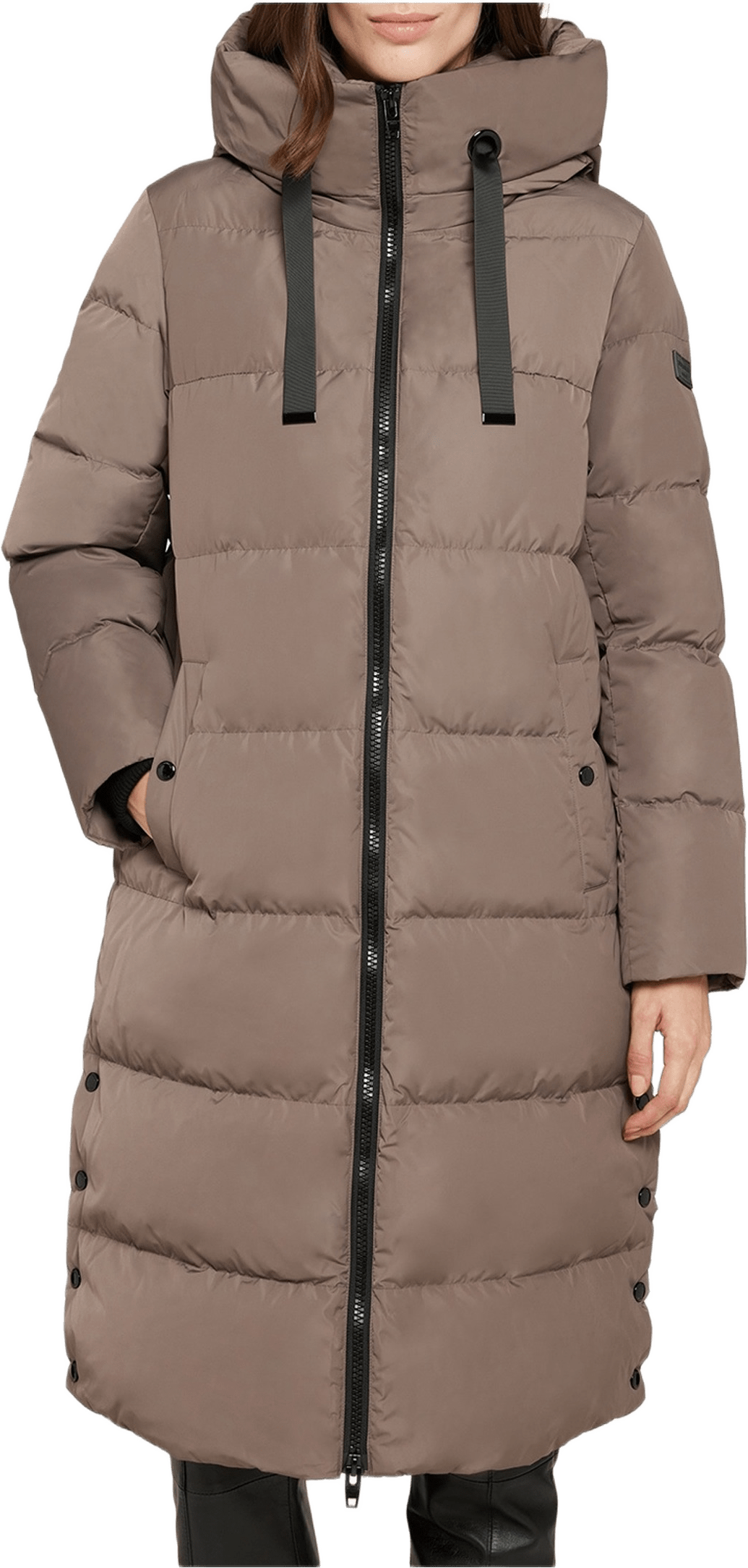 Camila Coat, från ROCKANDBLUE, i färgen mole brown.