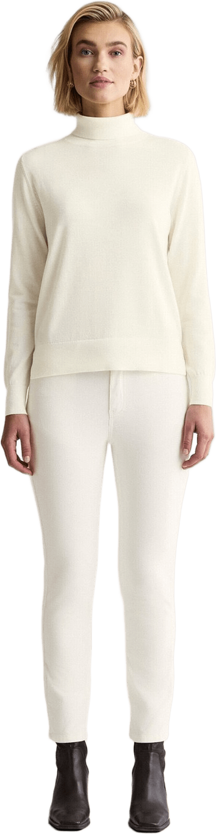 Byxa Minicord Nora, från Newhouse, i färgen krämvit.