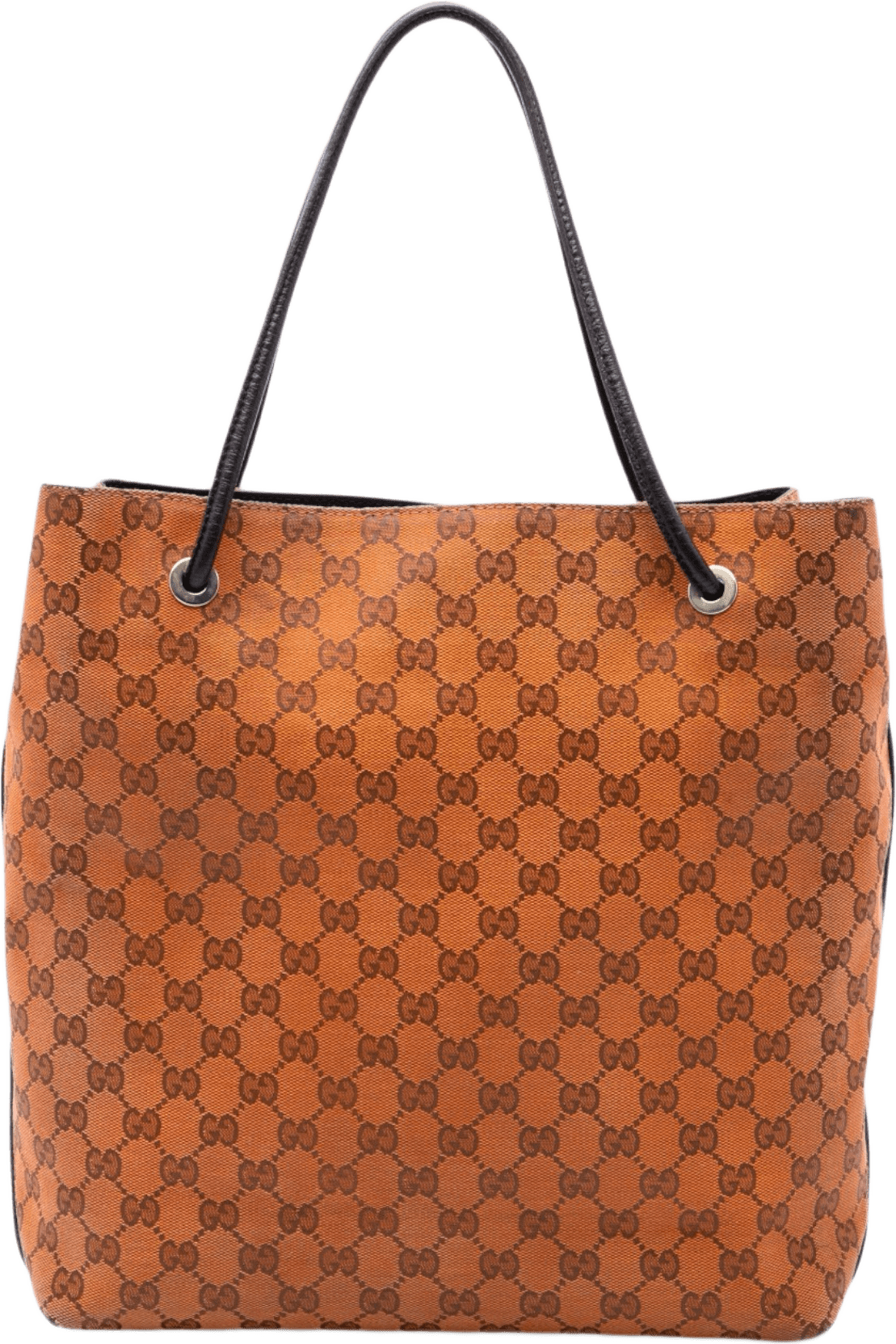 Gucci Gg Canvas Gifford Tote, från Luxclusif, i färgen orange.