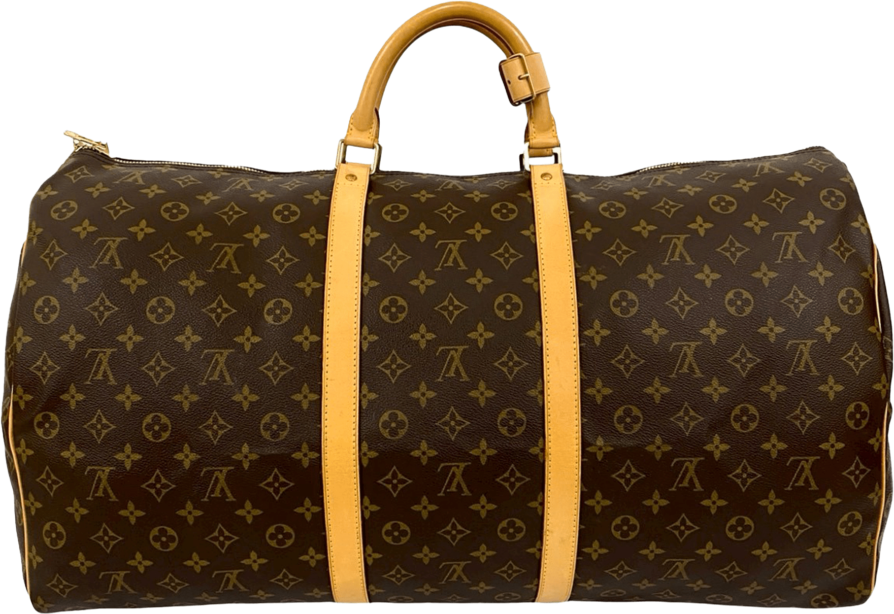 Louis Vuitton Monogram Keepall 60, från Luxclusif, i färgen brown.