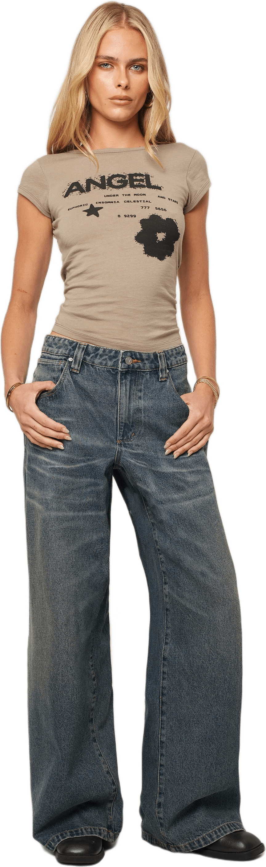 95 Mid Baggy Lindsey, från Abrand, i färgen blue.