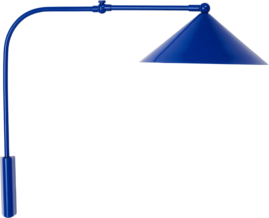 Kasa Wall Lamp (eu), från OYOY Living, i färgen optic blue.