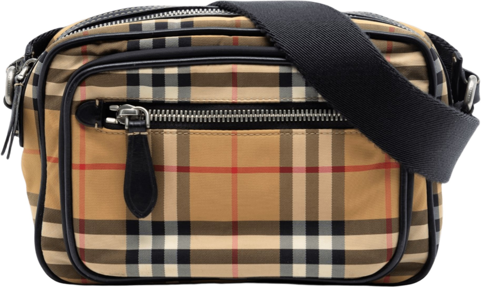 Burberry House Check Nylon Paddy Crossbody, från Luxclusif, i färgen beige.