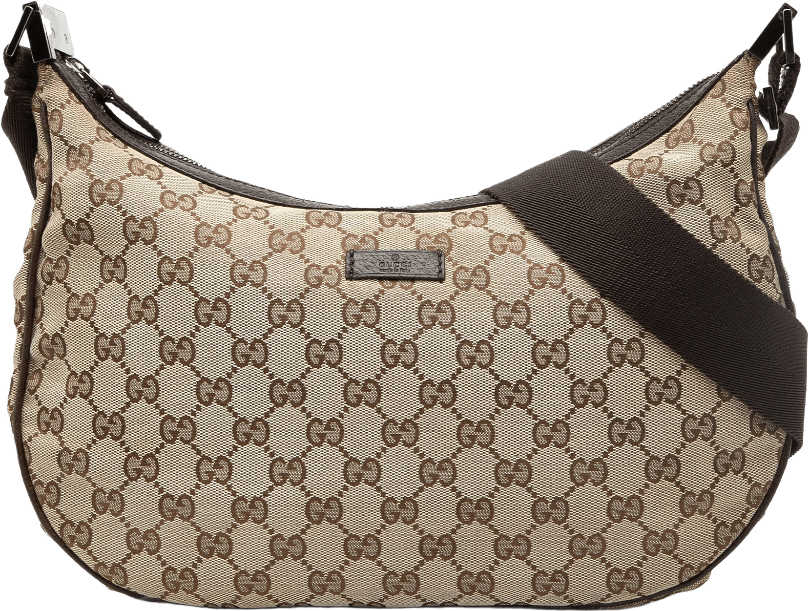 Gucci Gg Canvas Crossbody, från Luxclusif, i färgen beige.