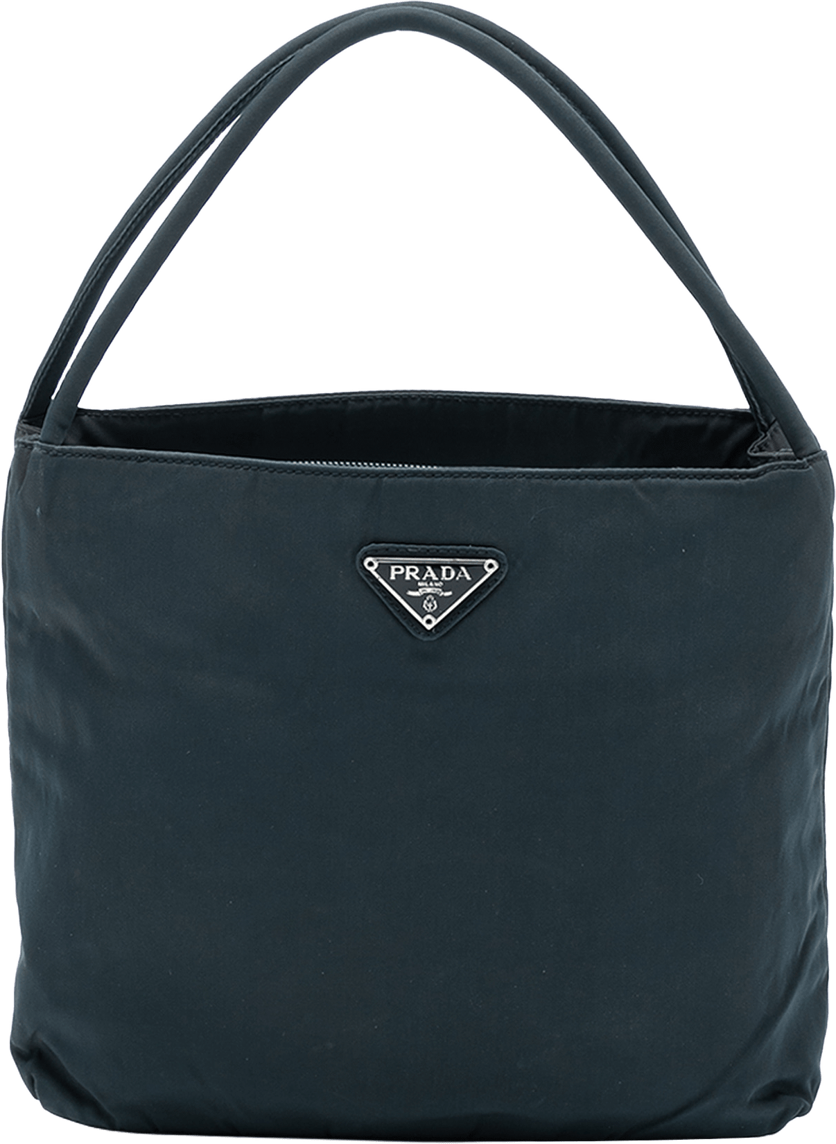 Prada Tessuto Tote, från Luxclusif, i färgen dark green.