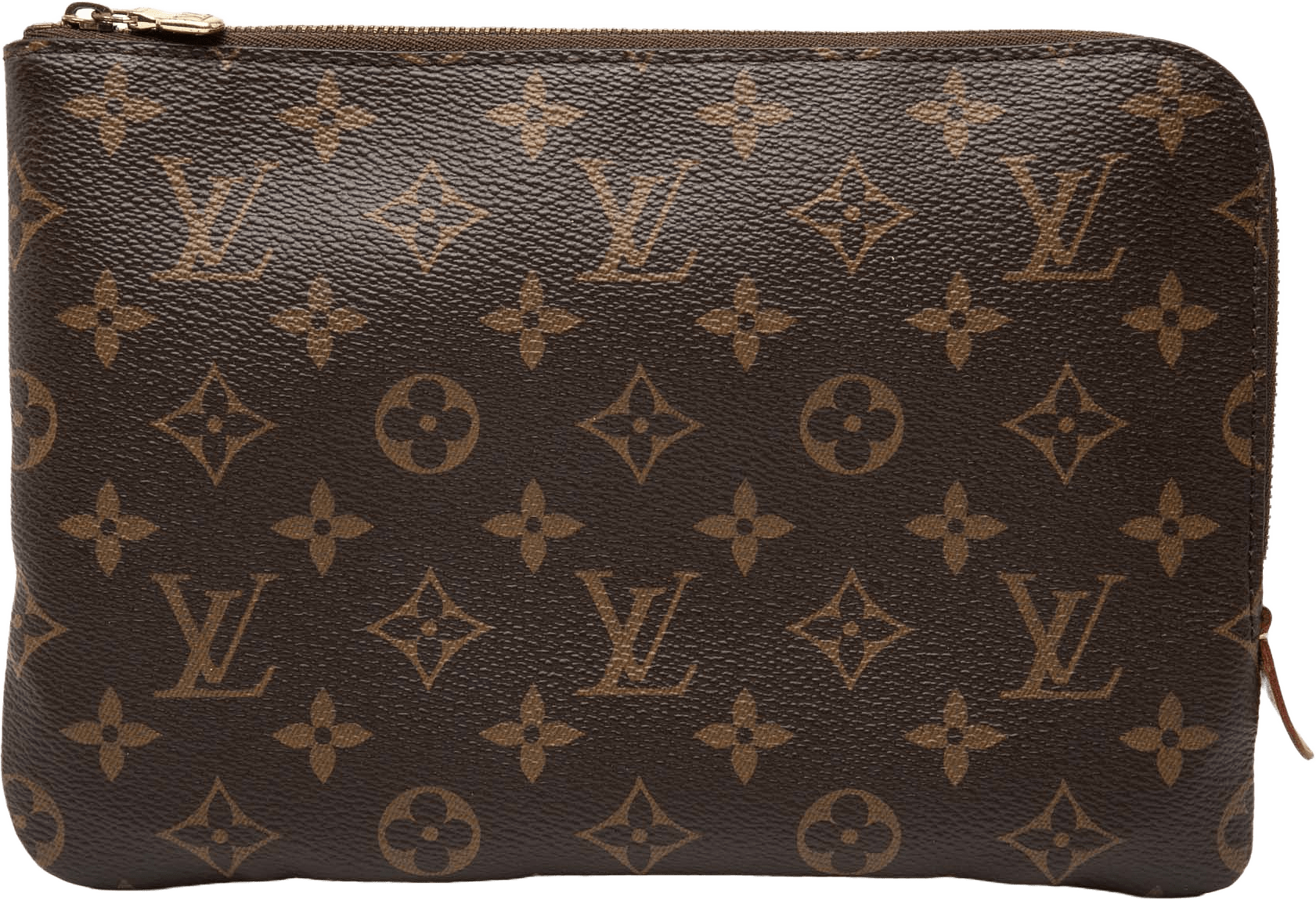 Louis Vuitton Monogram Etui Voyageur Pm, från Luxclusif, i färgen brown.