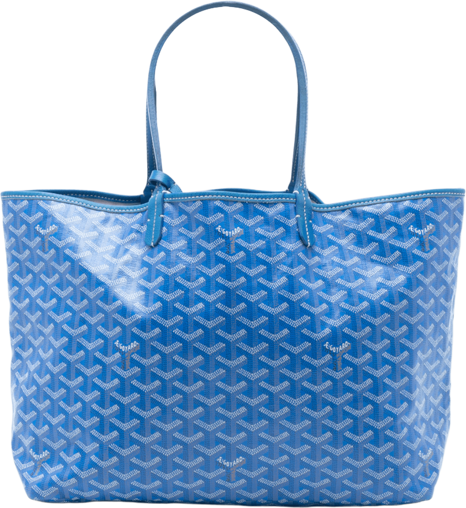 Goyard Goyardine Saint Louis Pm, från Luxclusif, i färgen blue.