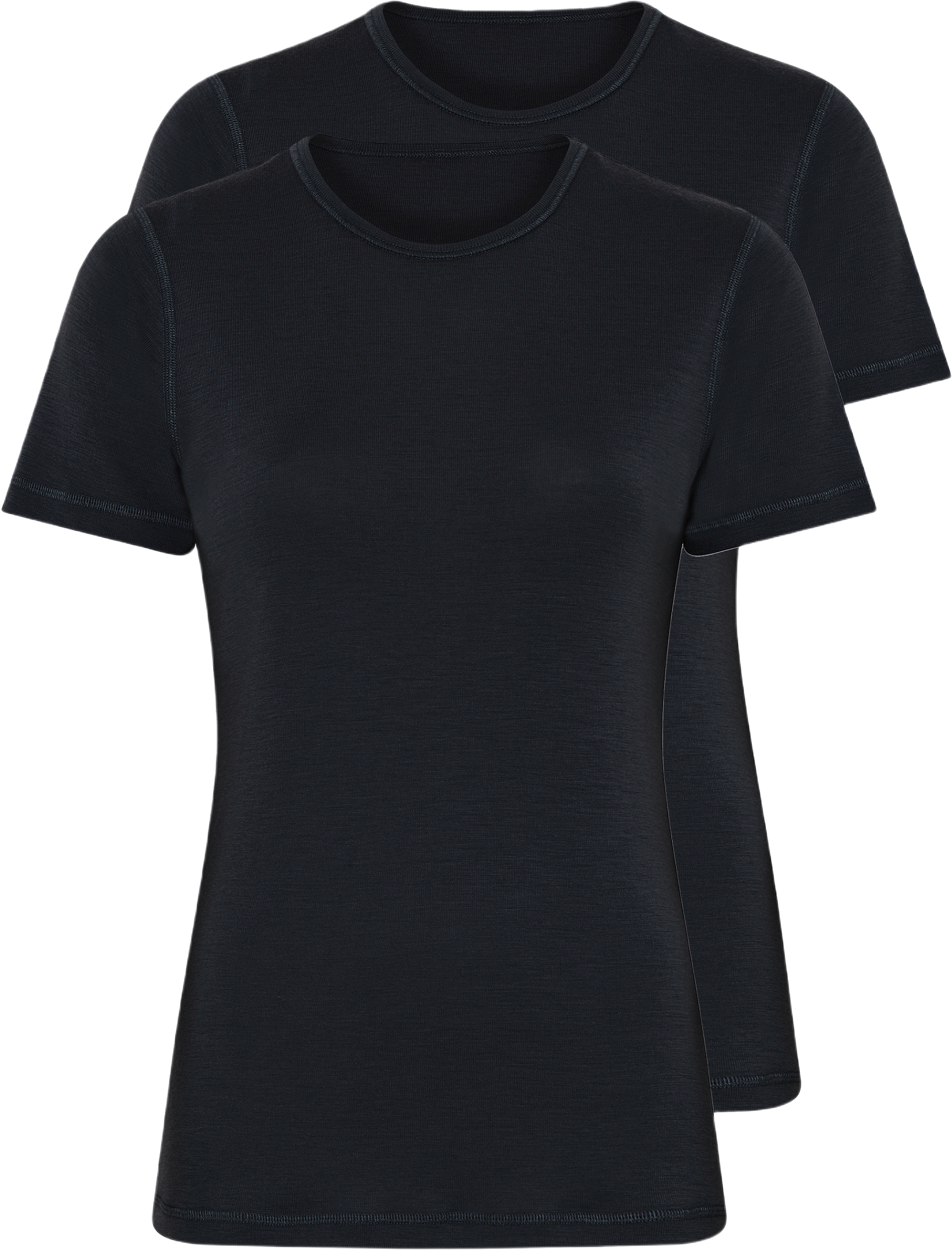2-pack 100% Merinoull, T-shirt, Marinblått