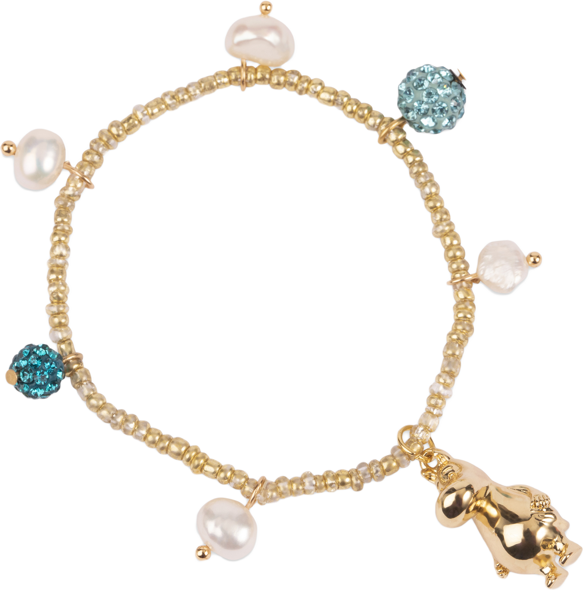 Moomin Glitter Armband, från pfgSTOCKHOLM, i färgen multi.