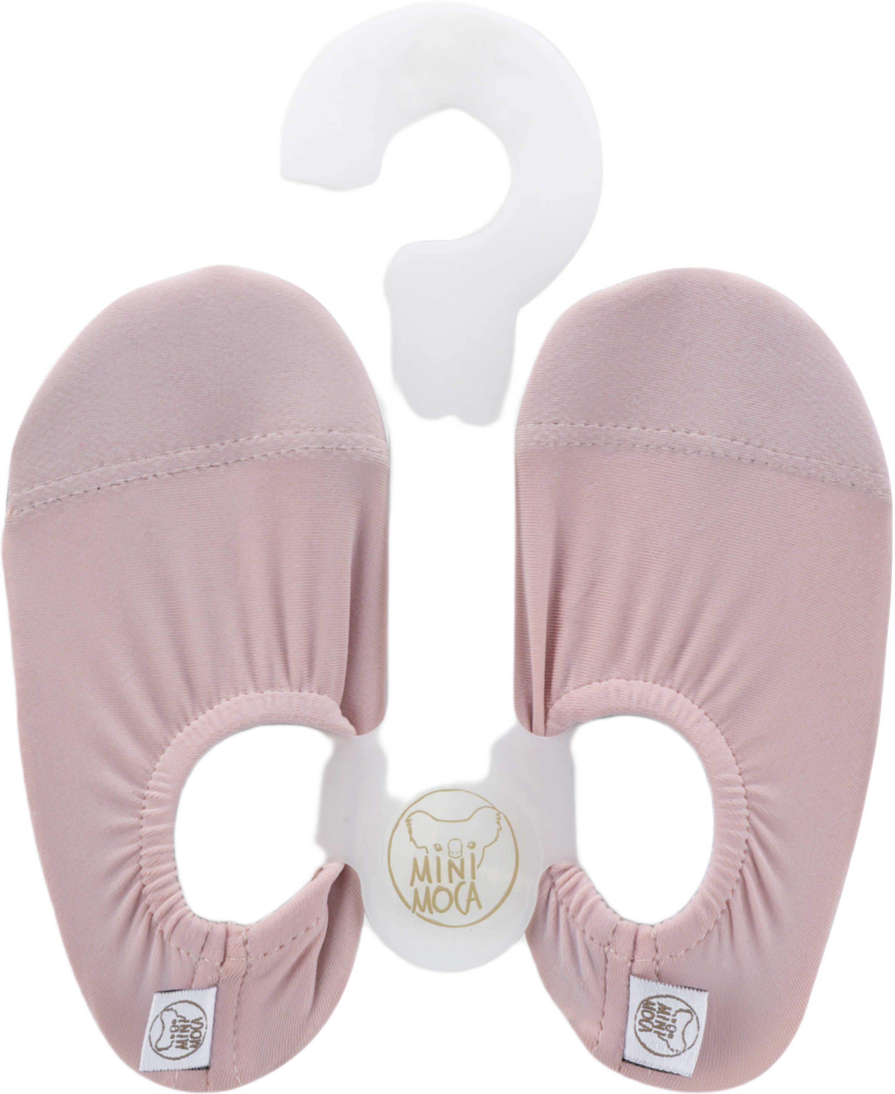 Miniaquas Badskor, från Minimoca, i färgen ljusrosa.
