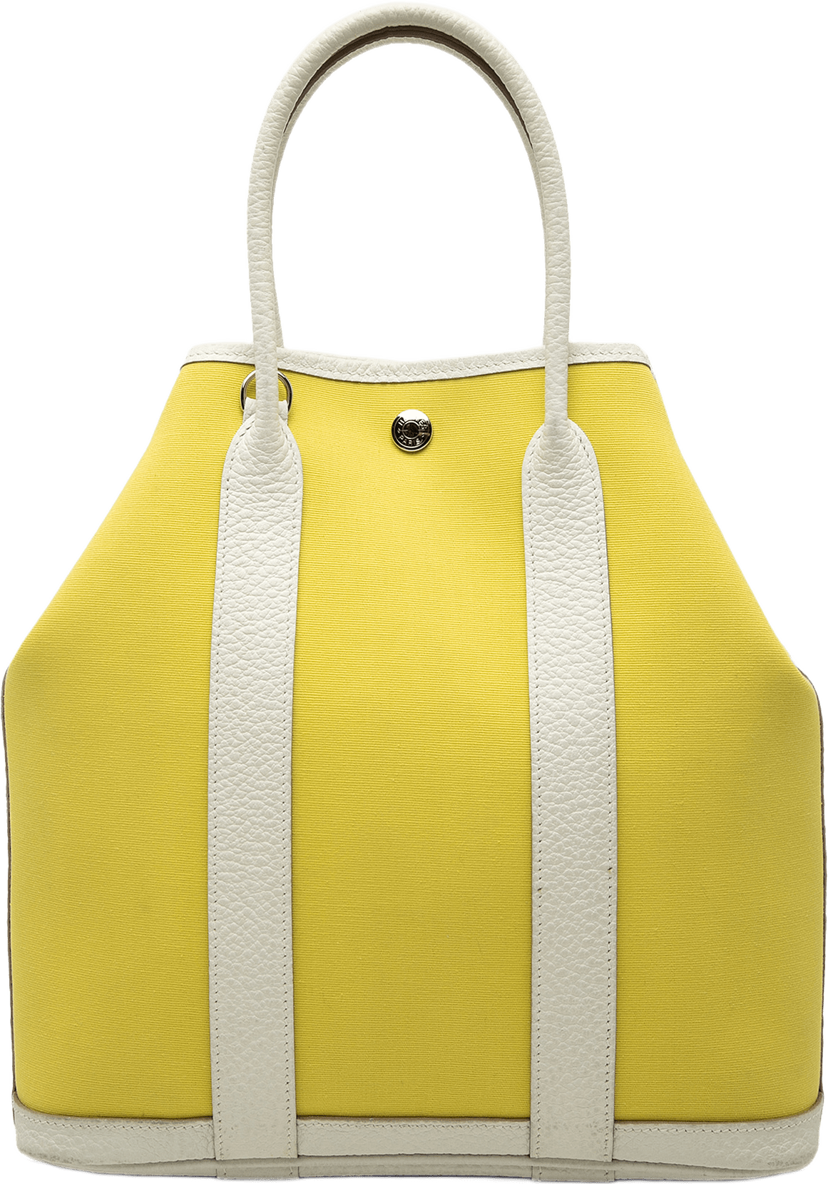 Hermès Toile And Negonda Garden File 28, från Luxclusif, i färgen yellow.