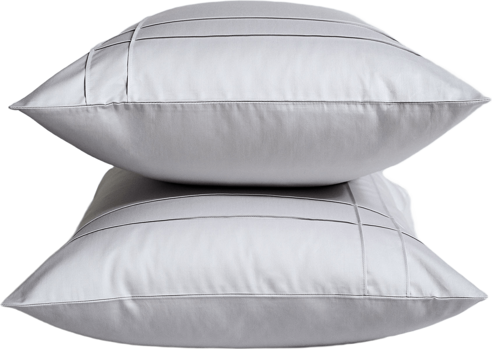 Deco Set Of Two Medium Pillowcase, från Ogland, i färgen mist grey.