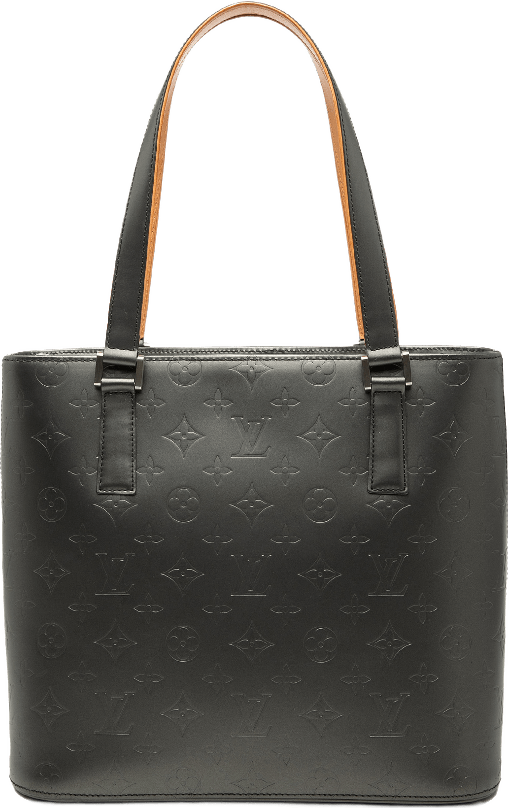 Louis Vuitton Monogram Mat Stockton, från Luxclusif, i färgen dark gray.