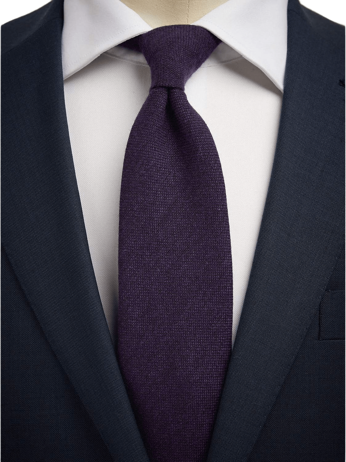 Cashmere Tie, från John Henric, i färgen purple.