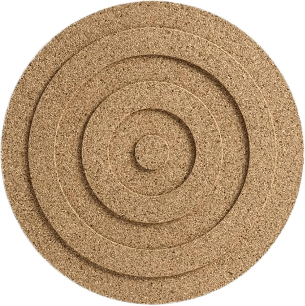 Grytunderlägg Circles, från Born in sweden, i färgen natur.