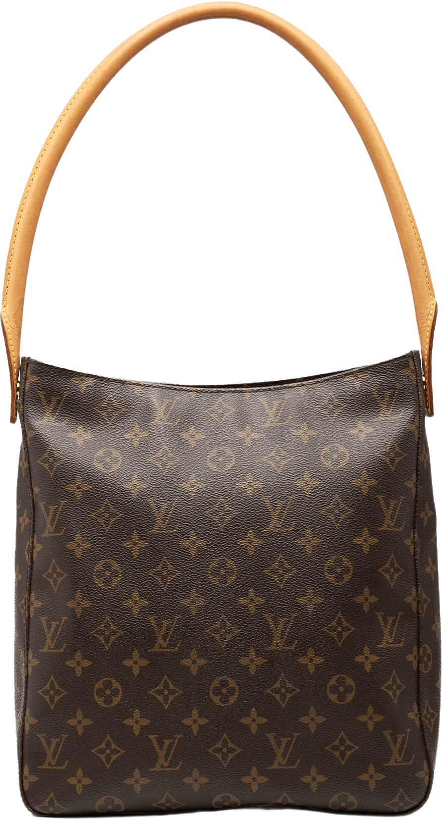 Louis Vuitton Monogram Looping Gm, från Luxclusif, i färgen brown.
