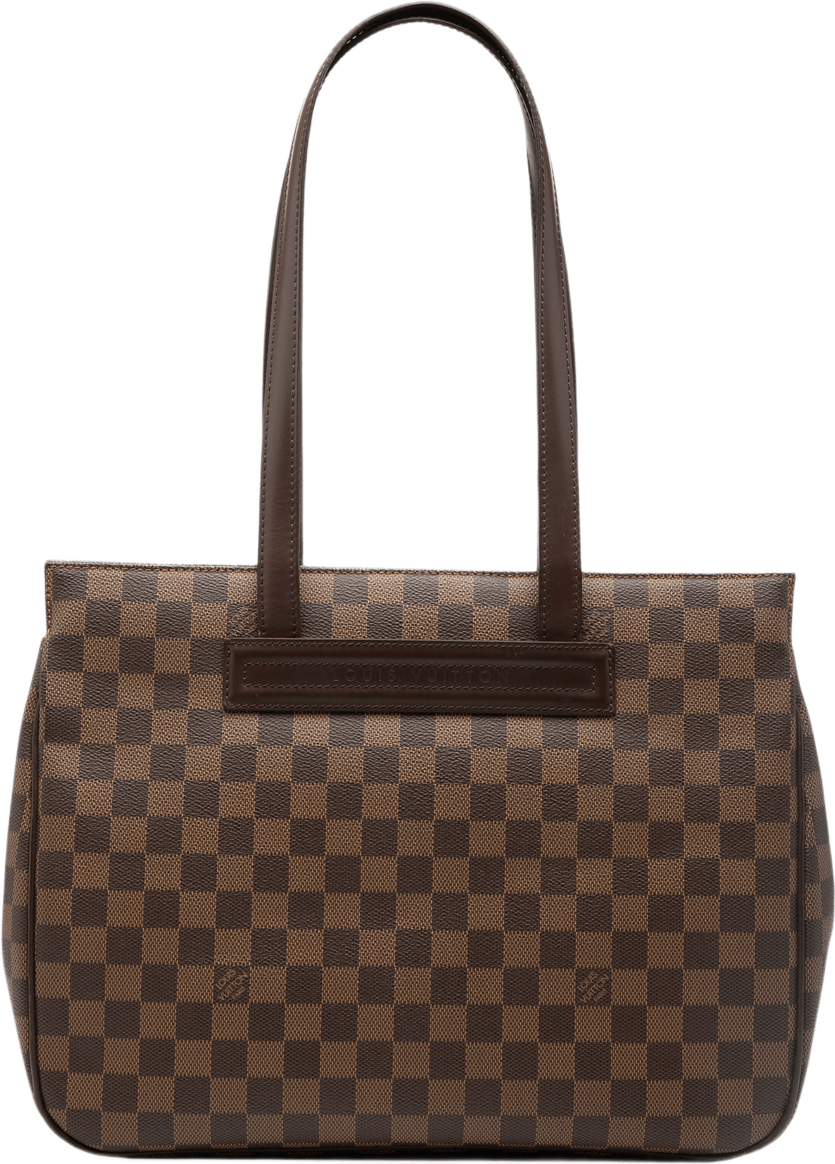 Louis Vuitton Damier Ebene Parioli Pm, från Luxclusif, i färgen brown.