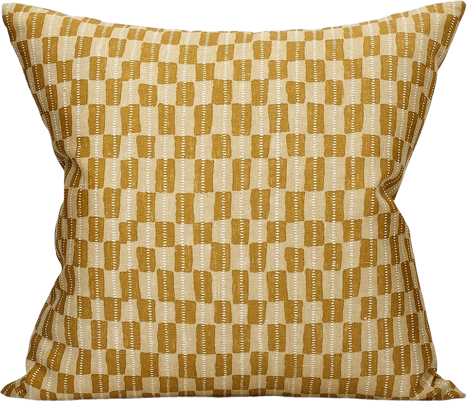 Kuddfodral Gustav - Mustard/rye Yellow