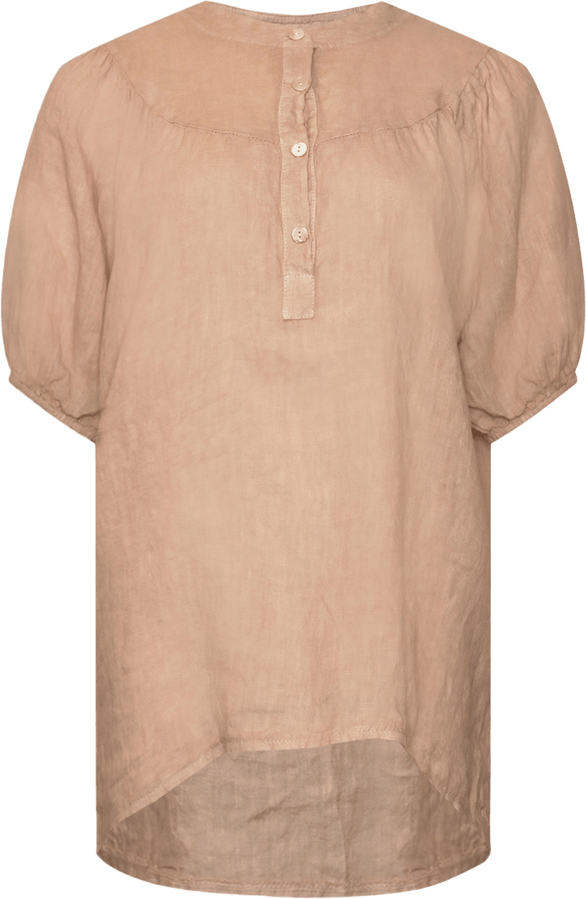 Ivy, Blouse, Linen - Soft Grey