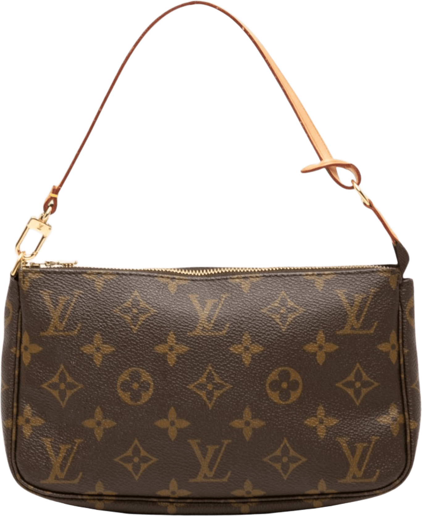 Louis Vuitton Monogram Pochette Accessoires, från Luxclusif, i färgen brown.
