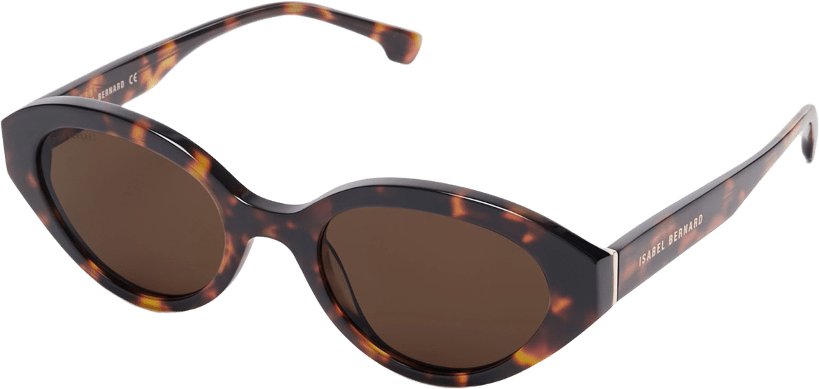 La Villette Acetat Solglasögon, från Isabel Bernard, i färgen brun.
