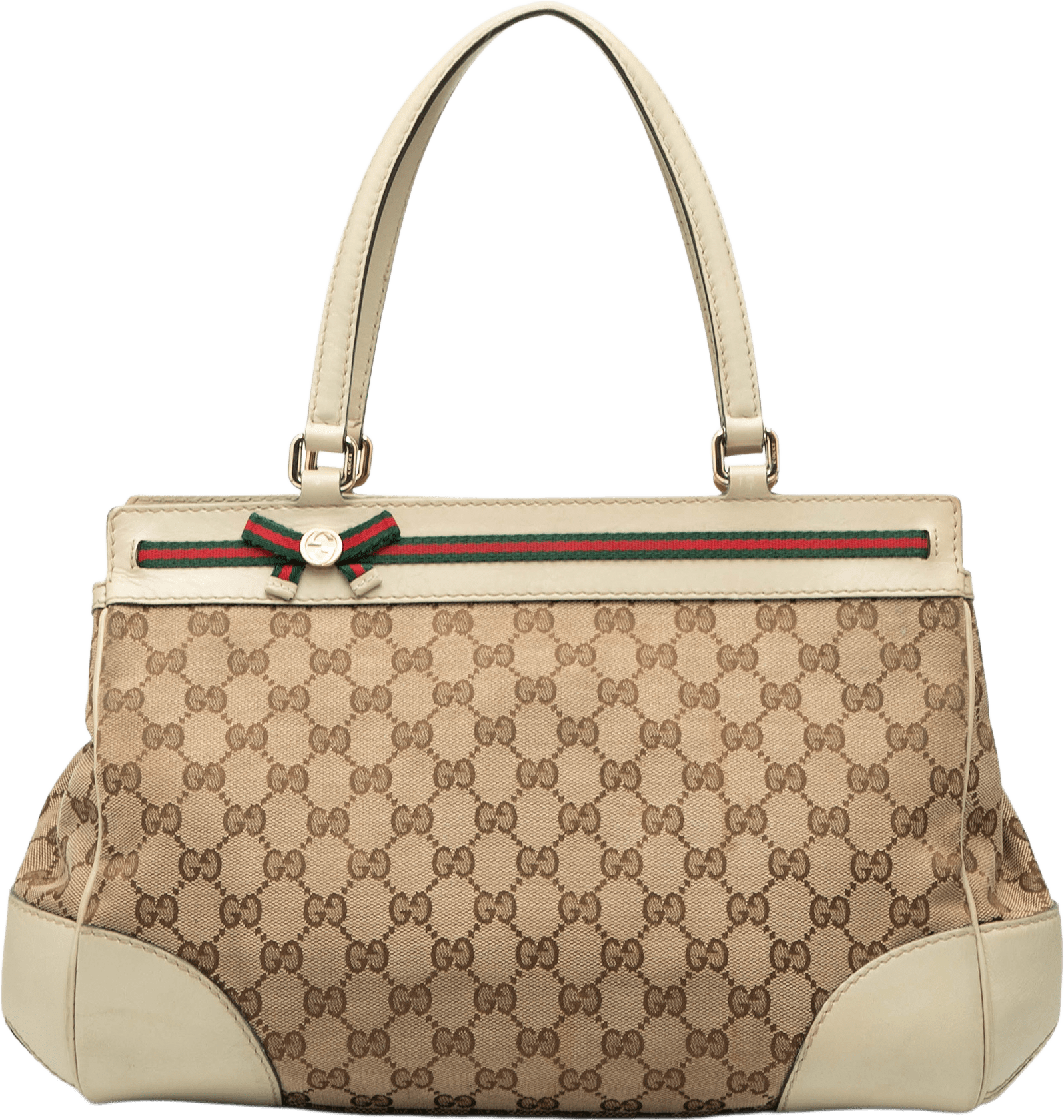 Gucci Gg Canvas Mayfair Tote, från Luxclusif, i färgen beige.