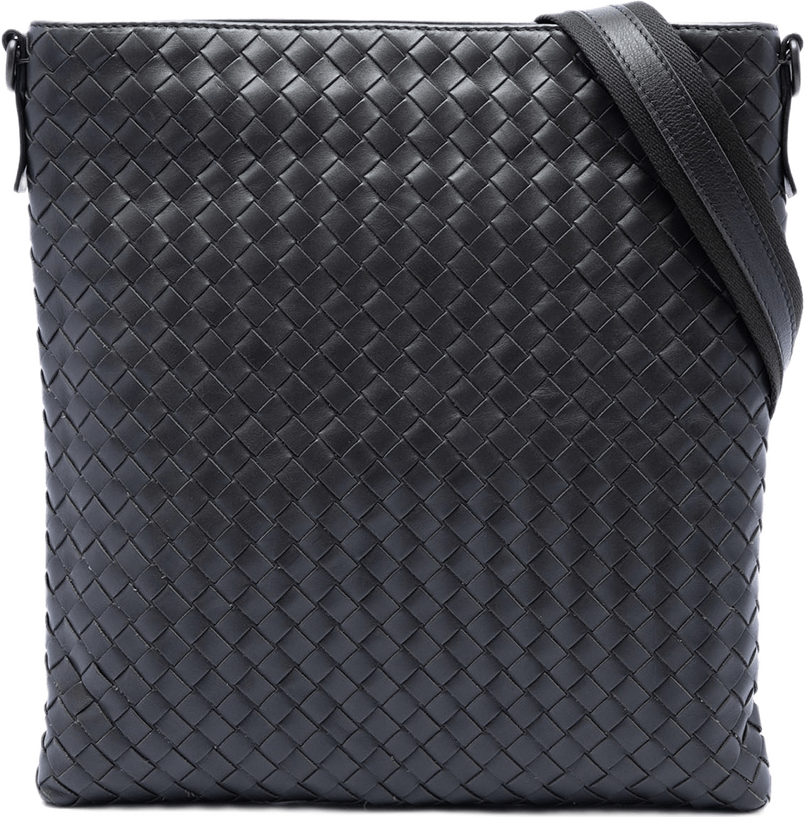 Bottega Veneta Nappa Intrecciato Vn Crossbody, från Luxclusif, i färgen grå.