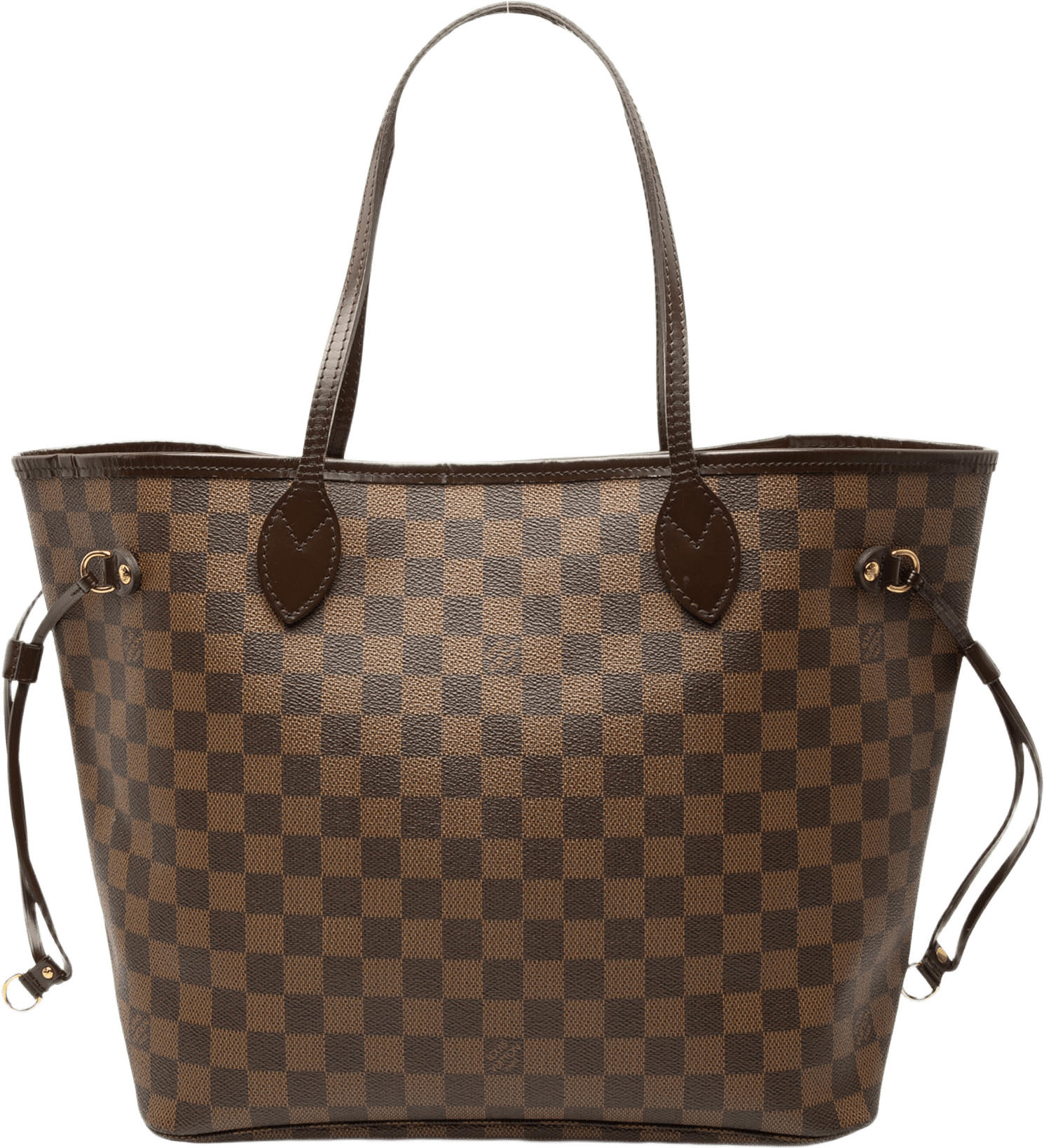 Louis Vuitton Damier Ebene Neverfull Mm, från Luxclusif, i färgen brun.