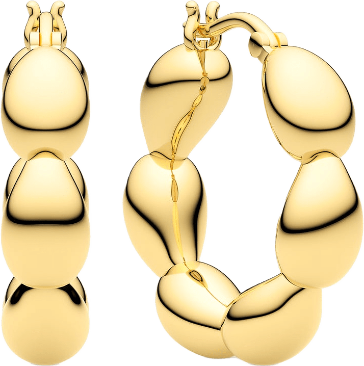 Örhängen Goccia Cerchietto, från Sif Jakobs Jewellery, i färgen gold.